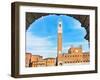 Piazza del Campo, Siena-Tosh-Framed Art Print