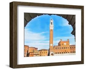 Piazza del Campo, Siena-Tosh-Framed Art Print