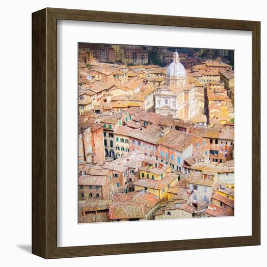 Piazza del Campo, Siena-Tosh-Framed Art Print