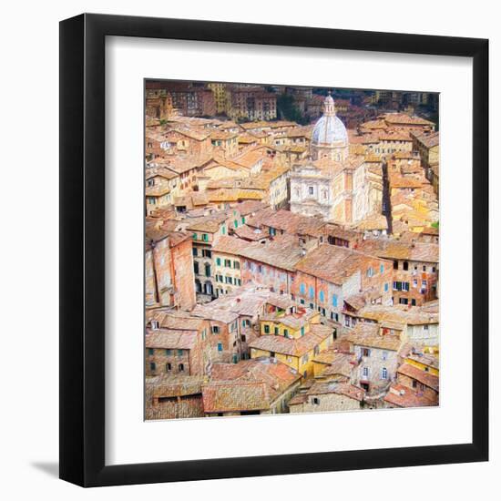 Piazza del Campo, Siena-Tosh-Framed Art Print