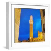 Piazza del Campo, Siena-Tosh-Framed Art Print