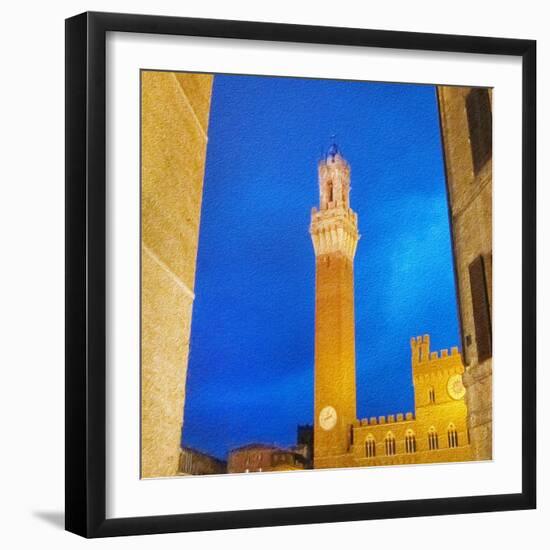 Piazza del Campo, Siena-Tosh-Framed Art Print