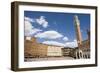 Piazza Del Campo with Palazzo Pubblico, Sienna, Tuscany, Italy-Martin Child-Framed Photographic Print