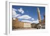 Piazza Del Campo with Palazzo Pubblico, Sienna, Tuscany, Italy-Martin Child-Framed Photographic Print