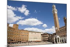 Piazza Del Campo with Palazzo Pubblico, Sienna, Tuscany, Italy-Martin Child-Mounted Photographic Print