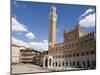 Piazza Del Campo with Palazzo Pubblico, UNESCO World Heritage Site, Siena, Tuscany, Italy, Europe-Martin Child-Mounted Photographic Print