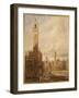 Piazza Del Campo-John Fulleylove-Framed Giclee Print