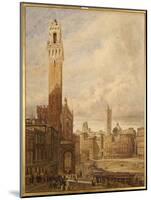 Piazza Del Campo-John Fulleylove-Mounted Giclee Print