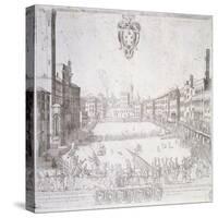 Piazza Del Campo-null-Stretched Canvas