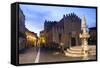 Piazza Del Duomo at Night-Matthew Williams-Ellis-Framed Stretched Canvas