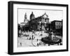 Piazza Del Duomo in Catania, with the Cathedral Dedicated to St. Agatha and the Elephant-Giacomo Brogi-Framed Photographic Print