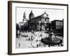 Piazza Del Duomo in Catania, with the Cathedral Dedicated to St. Agatha and the Elephant-Giacomo Brogi-Framed Photographic Print