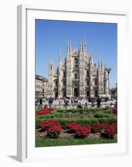 Piazza Del Duomo, Milan, Italy-Hans Peter Merten-Framed Photographic Print