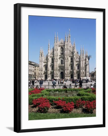 Piazza Del Duomo, Milan, Italy-Hans Peter Merten-Framed Photographic Print