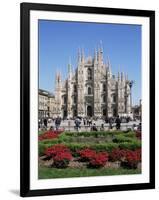 Piazza Del Duomo, Milan, Italy-Hans Peter Merten-Framed Photographic Print