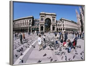 Piazza Del Duomo, Milan, Italy-Hans Peter Merten-Framed Photographic Print