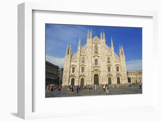 Piazza Del Duomo, Milan, Lombardy, Italy, Europe-Chris Hepburn-Framed Photographic Print