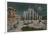 Piazza Del Duomo, Milan. Postcard Sent in 1913-Italian Photographer-Framed Giclee Print