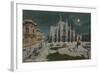 Piazza Del Duomo, Milan. Postcard Sent in 1913-Italian Photographer-Framed Giclee Print