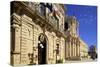 Piazza Del Duomo, Ortygia, Syracuse, Sicily, Italy-Neil Farrin-Stretched Canvas