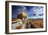 Piazza Del Duomo with Basilica of Saint Mary of the Flower, Florence, Italy-null-Framed Photographic Print