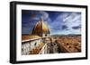 Piazza Del Duomo with Basilica of Saint Mary of the Flower, Florence, Italy-null-Framed Photographic Print