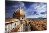 Piazza Del Duomo with Basilica of Saint Mary of the Flower, Florence, Italy-null-Mounted Photographic Print