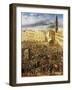 Piazza Del Mercato in Naples, Detail from the Revolt of Masaniello-Domenico Gargiulo-Framed Giclee Print