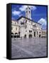 Piazza Del Popolo, Ascoli Piceno, Marche, Italy, Europe-Vincenzo Lombardo-Framed Stretched Canvas