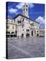 Piazza Del Popolo, Ascoli Piceno, Marche, Italy, Europe-Vincenzo Lombardo-Stretched Canvas