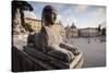 Piazza Del Popolo in Rome, Lazio, Italy, Europe-Julian Elliott-Stretched Canvas