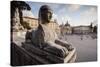 Piazza Del Popolo in Rome, Lazio, Italy, Europe-Julian Elliott-Stretched Canvas