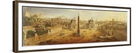 Piazza Del Popolo, Rome-Vanvitelli (Gaspar van Wittel)-Framed Giclee Print