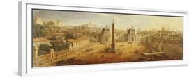 Piazza Del Popolo, Rome-Vanvitelli (Gaspar van Wittel)-Framed Giclee Print