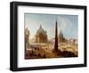 Piazza Del Popolo, Rome-Italian-Framed Premium Giclee Print