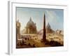 Piazza Del Popolo, Rome-Italian-Framed Giclee Print