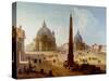 Piazza Del Popolo, Rome-Italian-Stretched Canvas