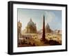 Piazza Del Popolo, Rome-Italian-Framed Giclee Print