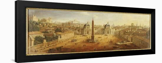 Piazza Del Popolo, Rome-Gaspar van Wittel-Framed Giclee Print