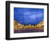 Piazza dell'Unita d'Italia in Trieste at blue hour-enricocacciafotografie-Framed Photographic Print