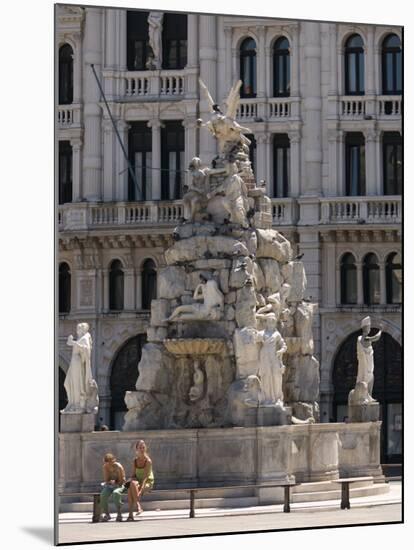 Piazza Dell Unita D'Italia,Trieste, Friuli-Venezia Giulia, Italy, Europe-Lawrence Graham-Mounted Photographic Print