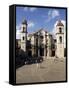 Piazza Della Cattedrale, Habana Vieja, Havana, Cuba, West Indies, Central America-Sergio Pitamitz-Framed Stretched Canvas