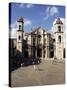 Piazza Della Cattedrale, Habana Vieja, Havana, Cuba, West Indies, Central America-Sergio Pitamitz-Stretched Canvas