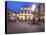 Piazza della Loggia at Dusk, Brescia, Lombardy, Italy, Europe-Vincenzo Lombardo-Stretched Canvas