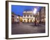 Piazza della Loggia at Dusk, Brescia, Lombardy, Italy, Europe-Vincenzo Lombardo-Framed Photographic Print