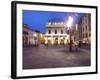Piazza della Loggia at Dusk, Brescia, Lombardy, Italy, Europe-Vincenzo Lombardo-Framed Photographic Print