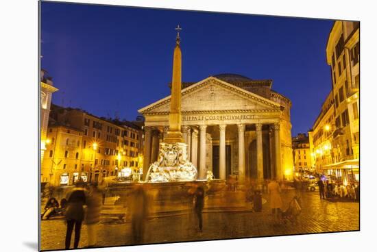 Piazza Della Rotonda and the Pantheon, Rome, Lazio, Italy, Europe-Julian Elliott-Mounted Photographic Print