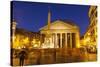 Piazza Della Rotonda and the Pantheon, Rome, Lazio, Italy, Europe-Julian Elliott-Stretched Canvas