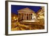 Piazza Della Rotonda and the Pantheon, Rome, Lazio, Italy, Europe-Julian Elliott-Framed Photographic Print