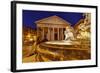 Piazza Della Rotonda and the Pantheon, Rome, Lazio, Italy, Europe-Julian Elliott-Framed Photographic Print